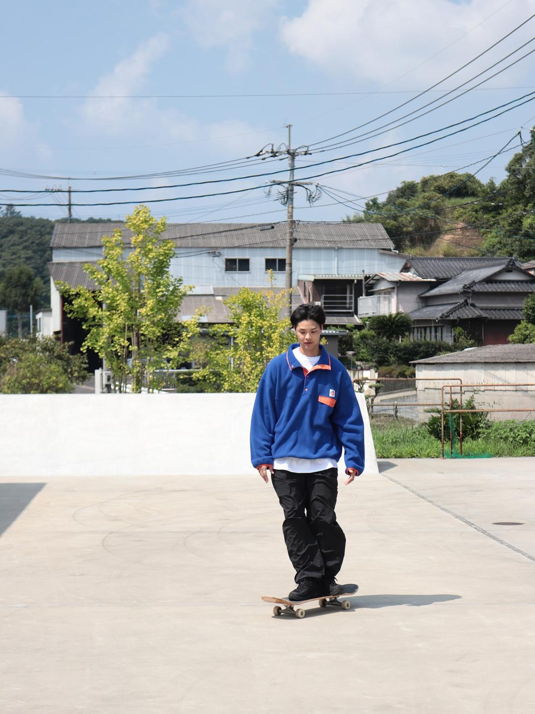 Special Logo Fleece Top  - Blue