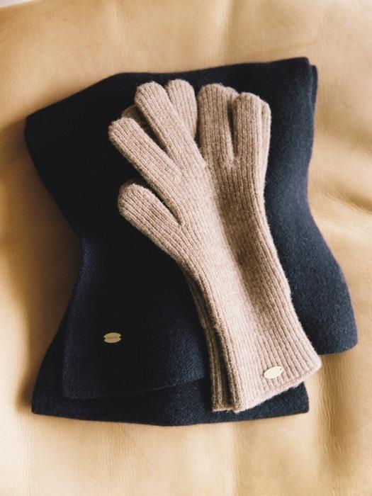 Finger Hole Knit Gloves_3color