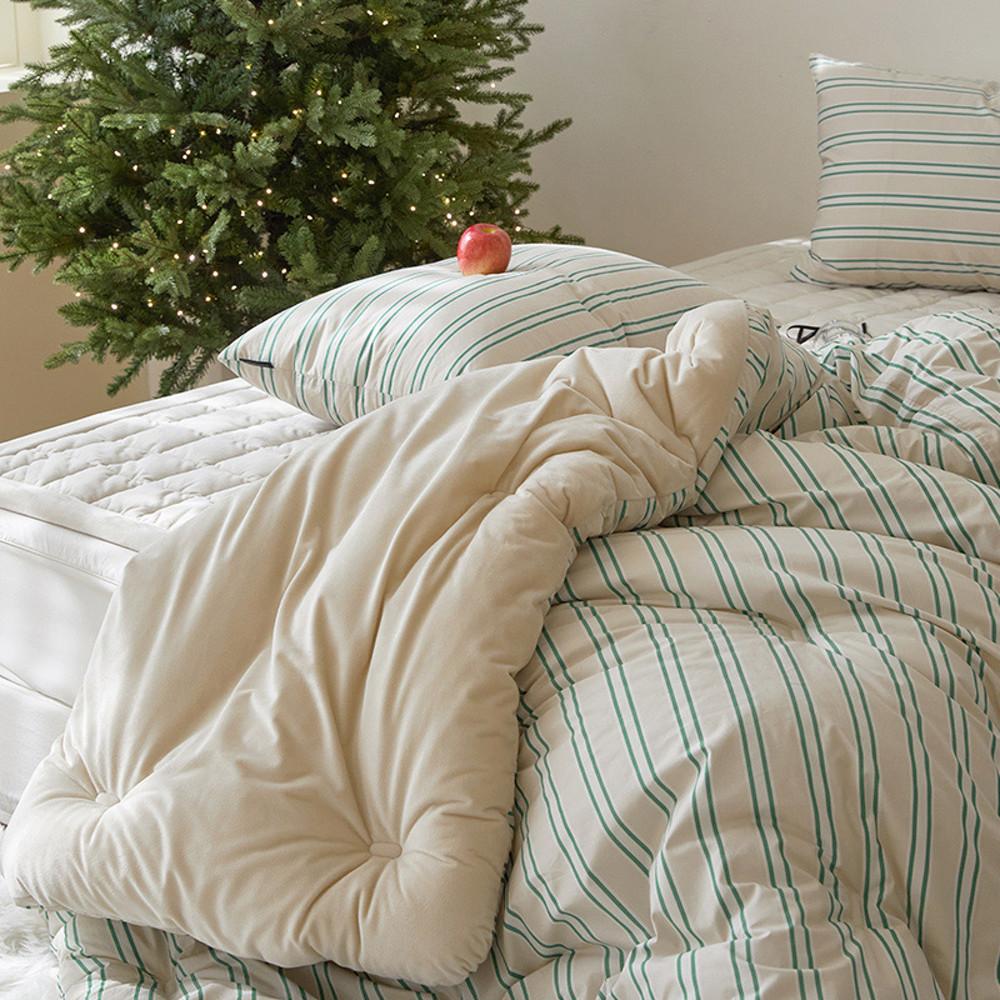 미드센추리 빈티지맨션 60수 고밀도순면 극세사 차렵이불-3컬러(SS/Q/K)