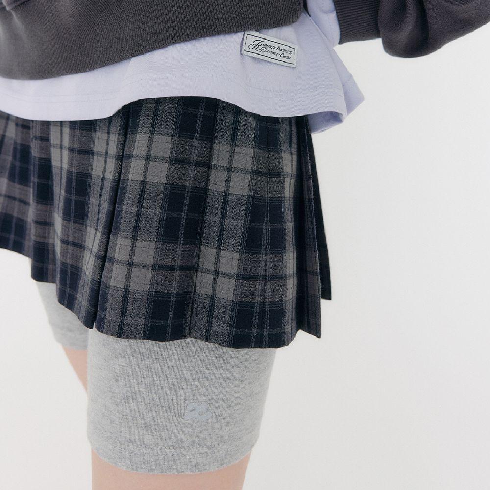 Flexible Cropped Leggings ( Melange Grey )
