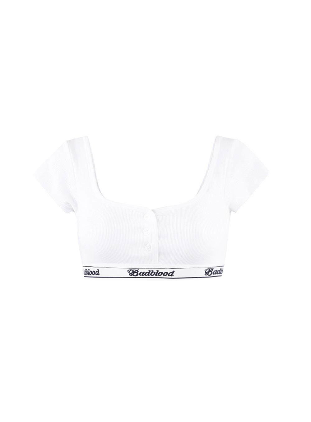 [w-bra20-046]모달 코튼 1/2 티 브라 - 화이트