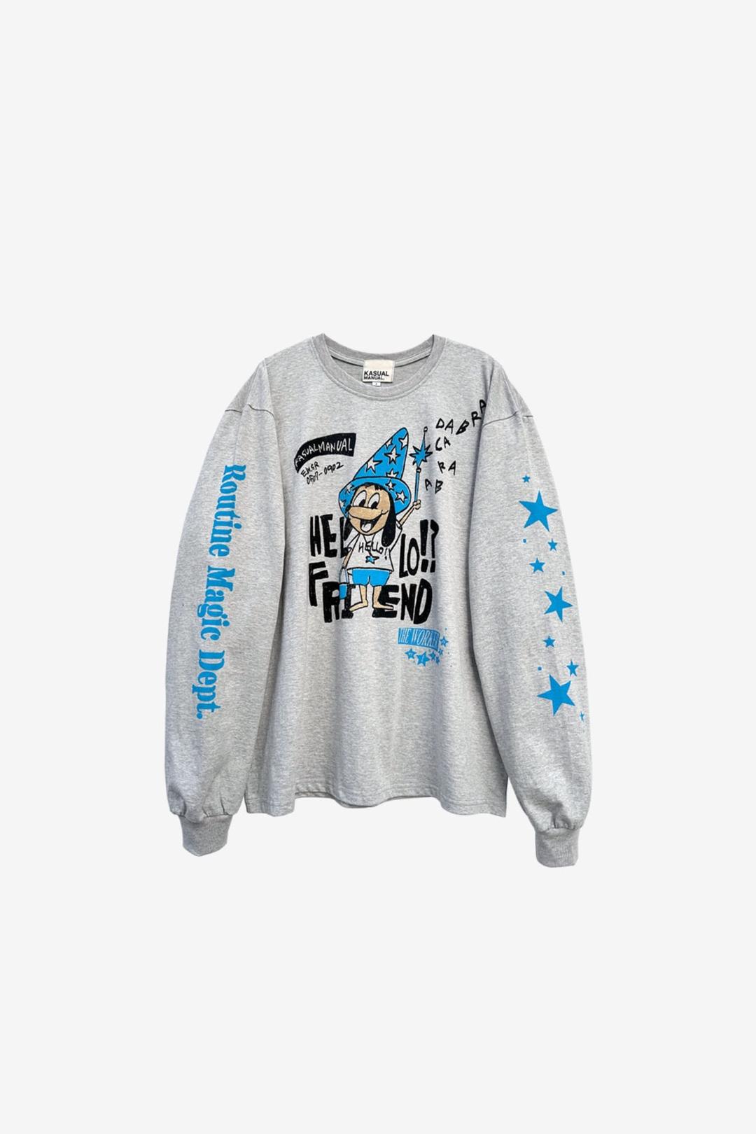 Magic Longsleeve Tee-Light Heather Grey