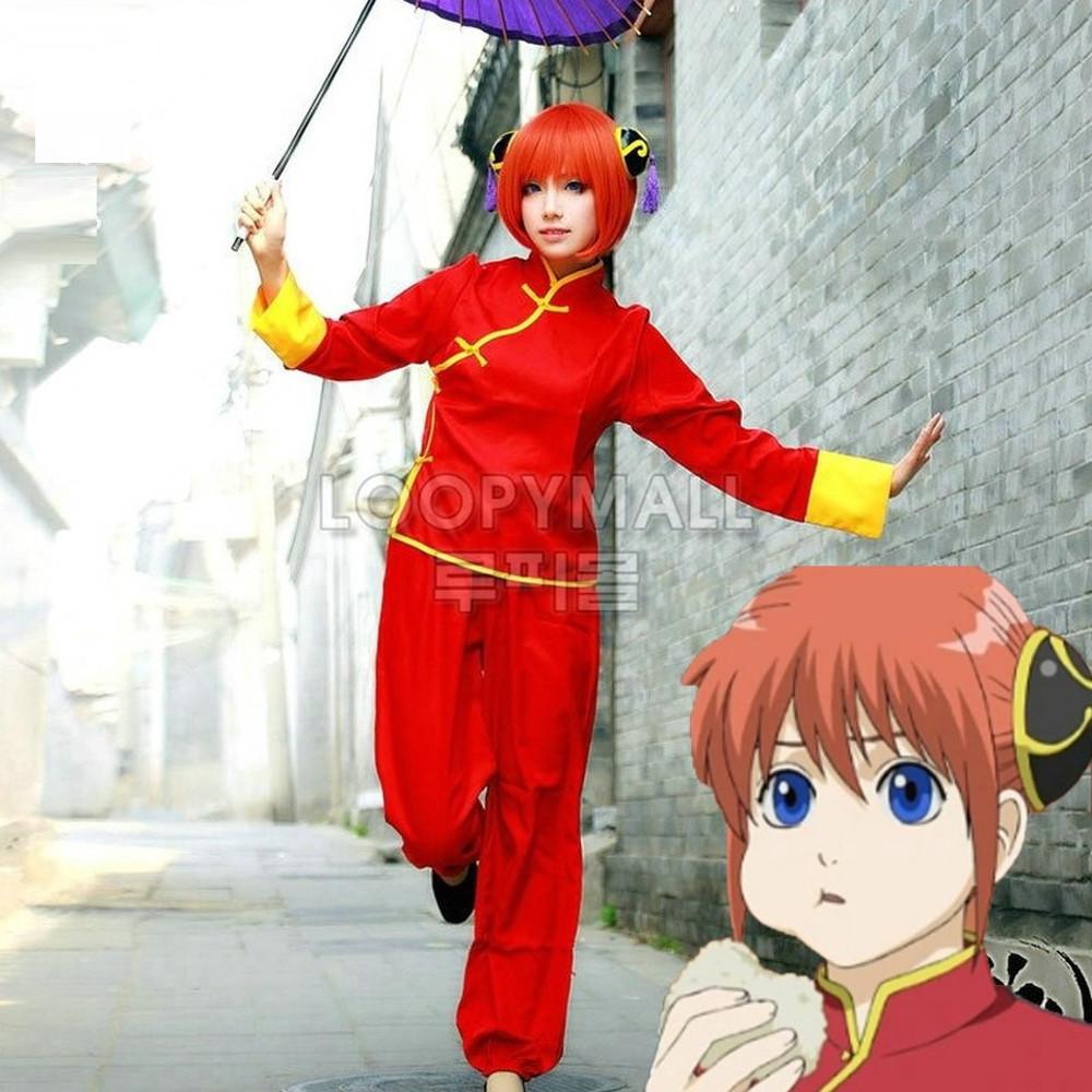 은혼 카구라 코스프레 의상 풀 세트