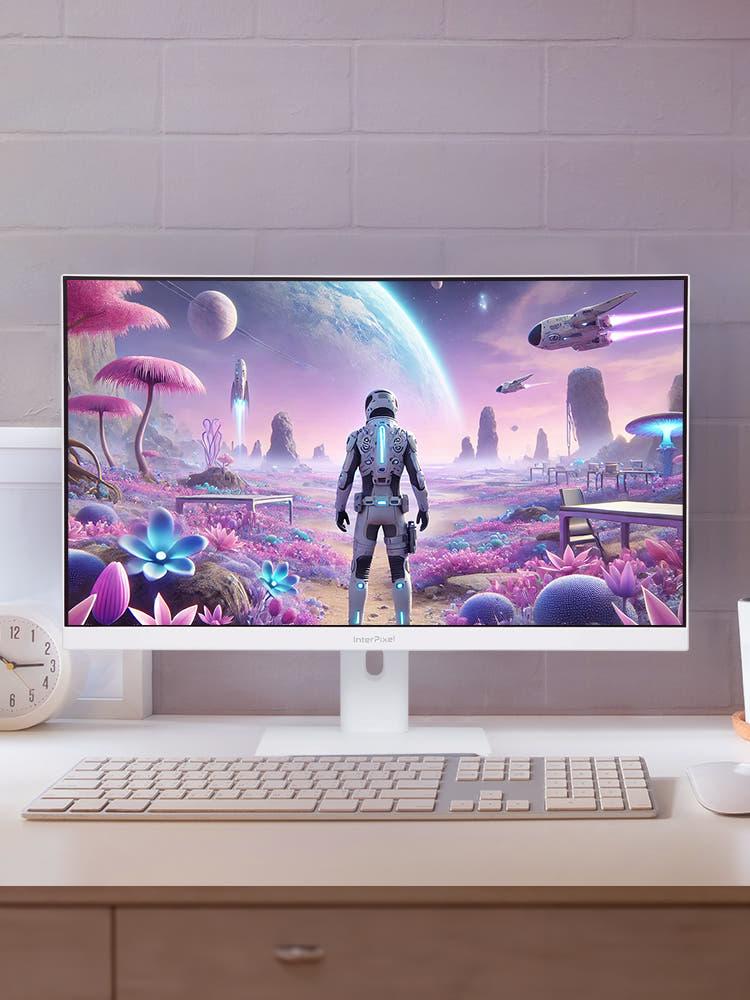 인터픽셀 IPQ2744 QHD NANO IPS 165Hz 27인치 무결점 피벗 화이트 게이밍 모니터 지싱크호환 프리싱크 HDR