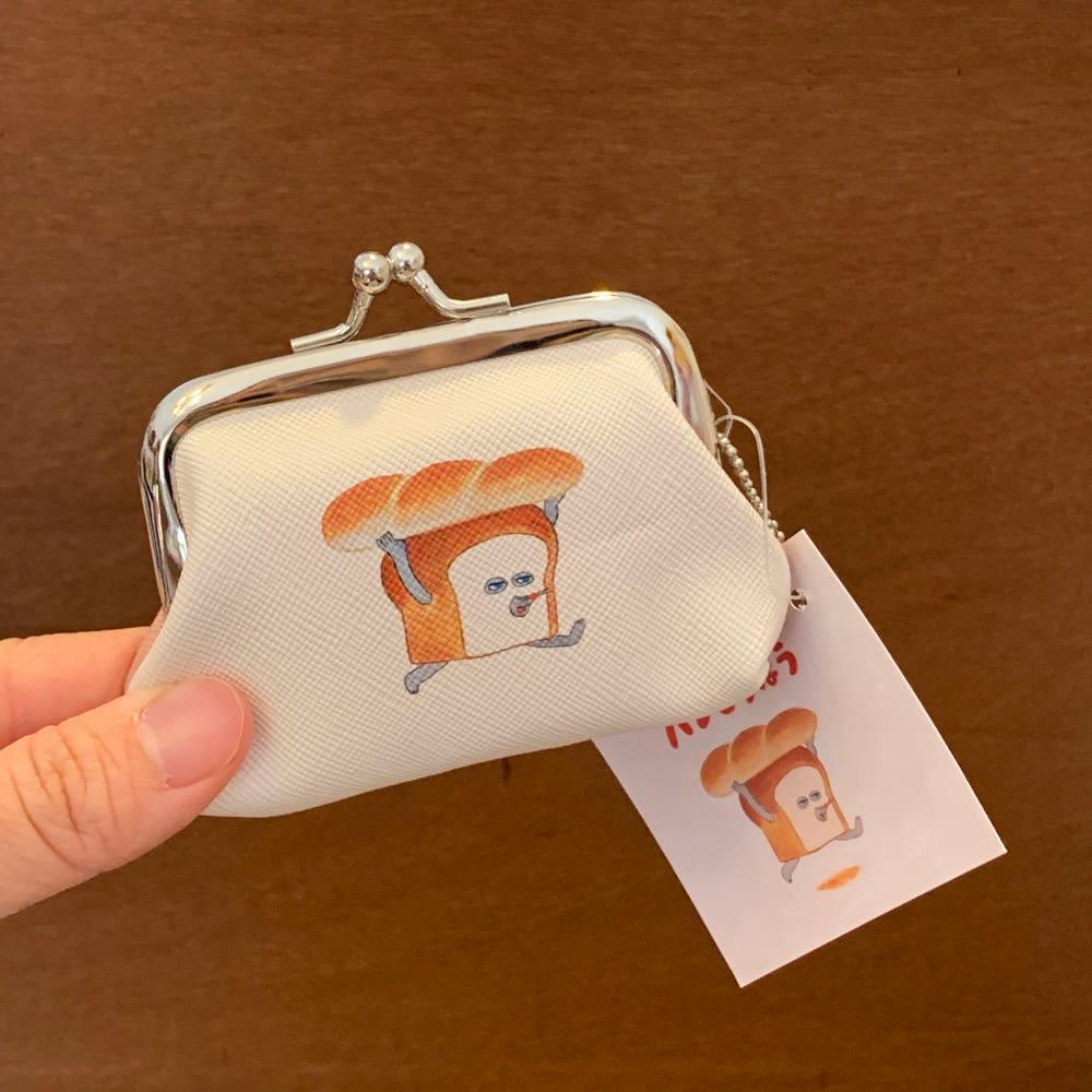 빵도둑 동전지갑 미니 파우치 키링