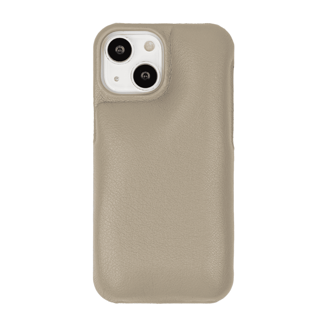 Soft leather cushion case (clay)