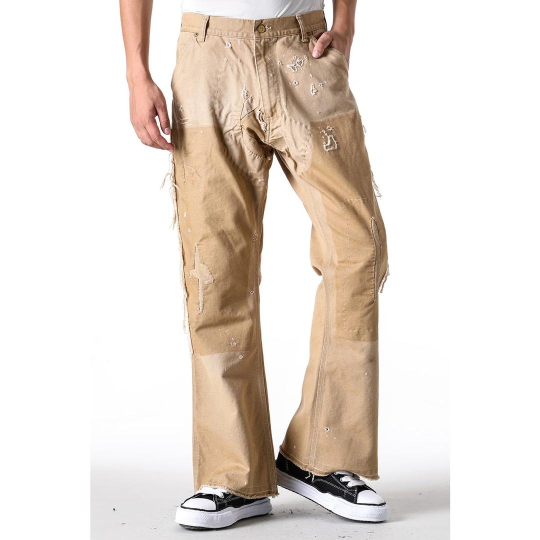 Double Knee Duck Pants （Beige）