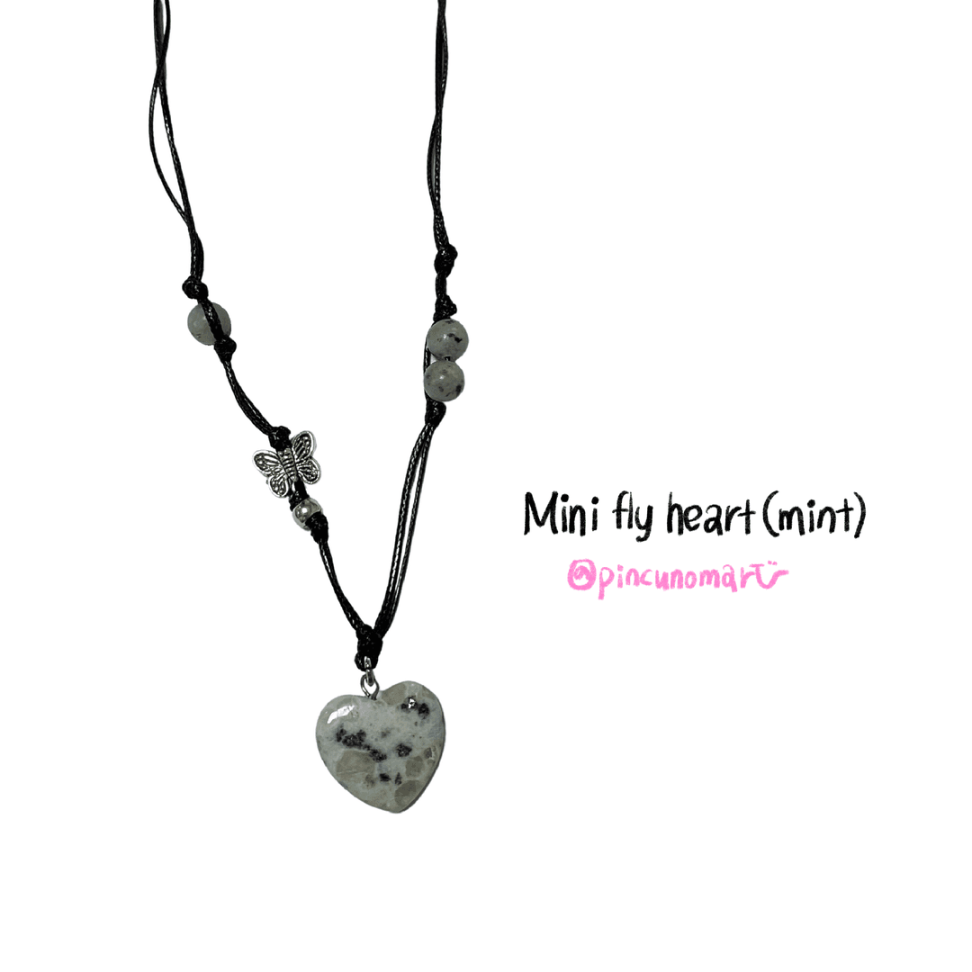 Mini fly heart (mint)