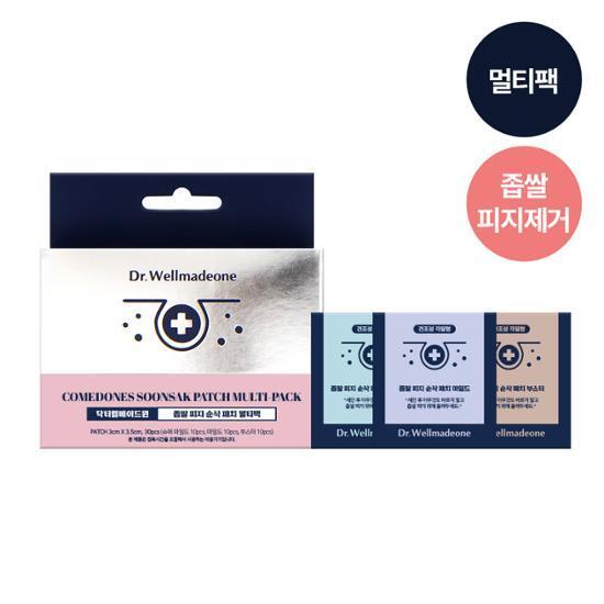 닥터웰메이드원 좁쌀피지 순삭패치 멀티팩 30매