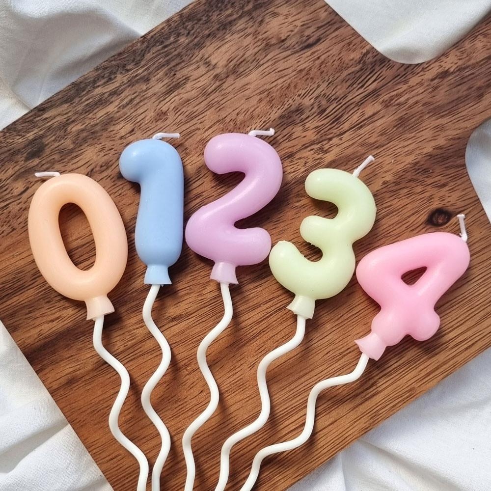 뚱카롱 벌룬 케이크 생일초 이벤트 파티 기념일 숫자초