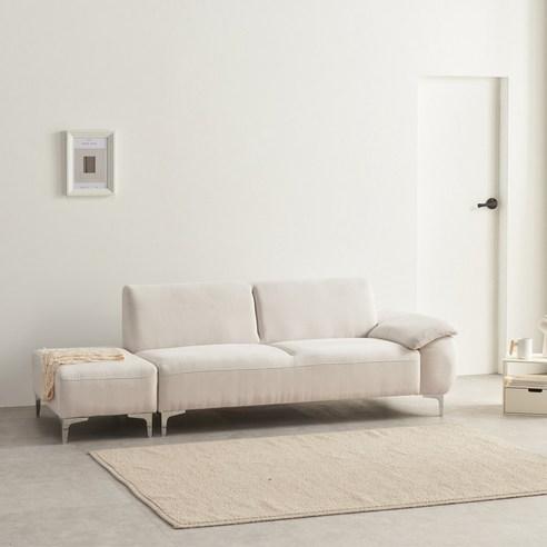 [시월구일] 케미 아쿠아텍스 3인용 소파 스툴 무료 증정 방문설치 이지클린 카우치형 패브릭 쇼파