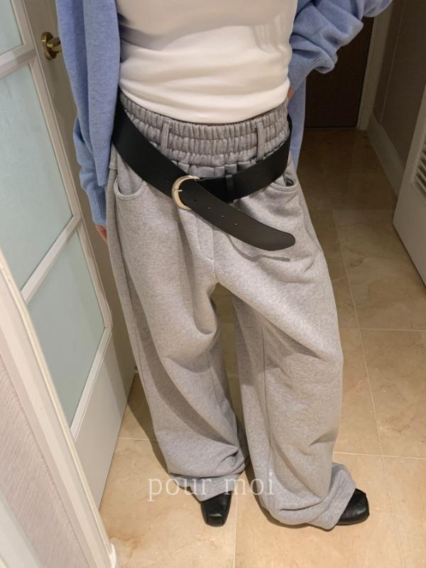 벨트 쭈리 팬츠