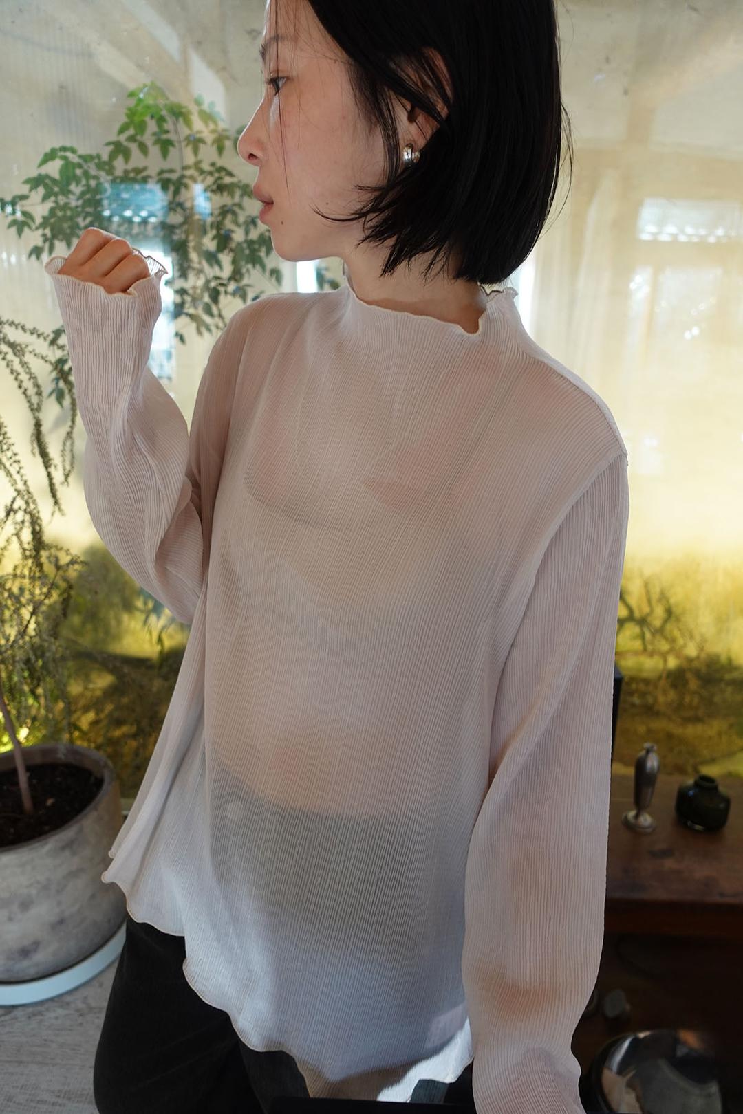Pleats blouse -2C