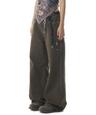 Western Studded Cotton Pants (Khaki)