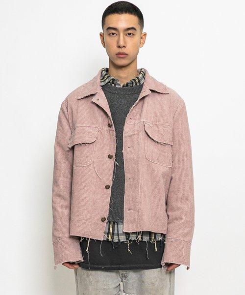 미애 百合 Slop fur jacket (White) - 위시버킷