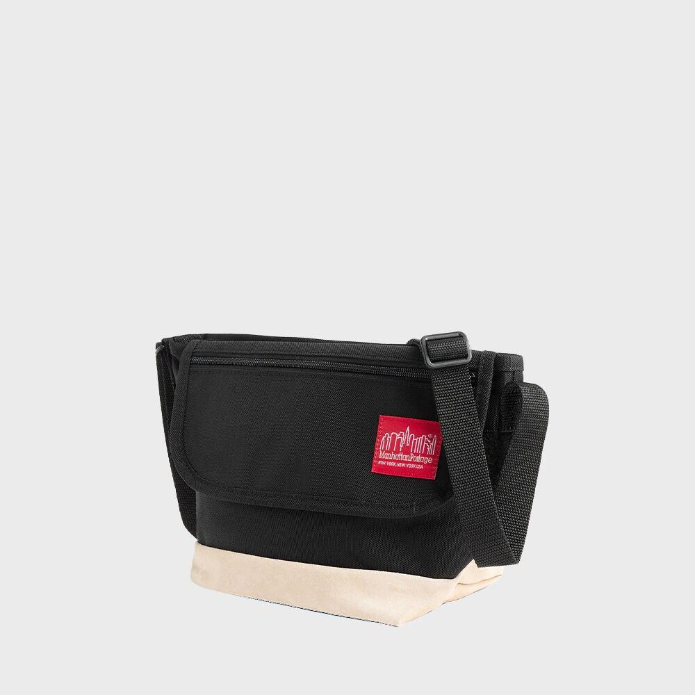 1603 Mini NY Messenger Bag BLACK SUEDE