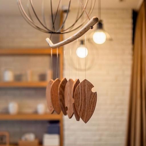 나뭇잎 풍경 모빌