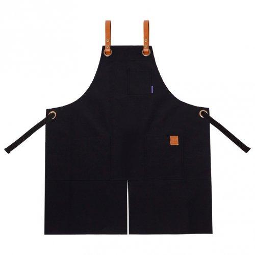 [이니셜자수 무료] 방수 l 올인원 앞치마 (블랙)