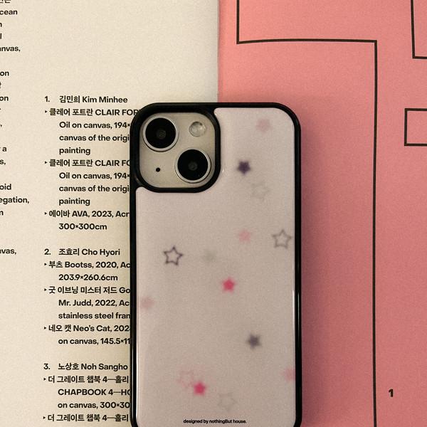 cloudy stars - epoxy (pink)