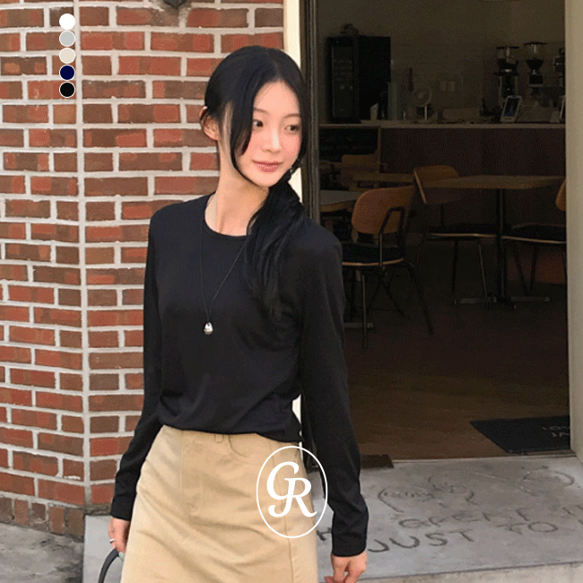 그레이레이즈 [MADE/기본티셔츠🤎] 올데이베이직랍바긴팔티 (6color)