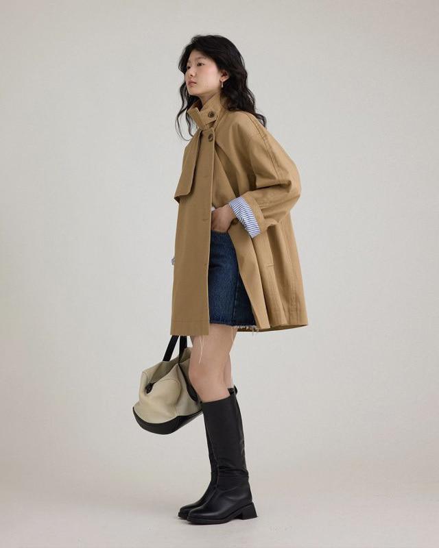 NICESTUDIO 클래식 트렌치 숏코트 (2 컬러)