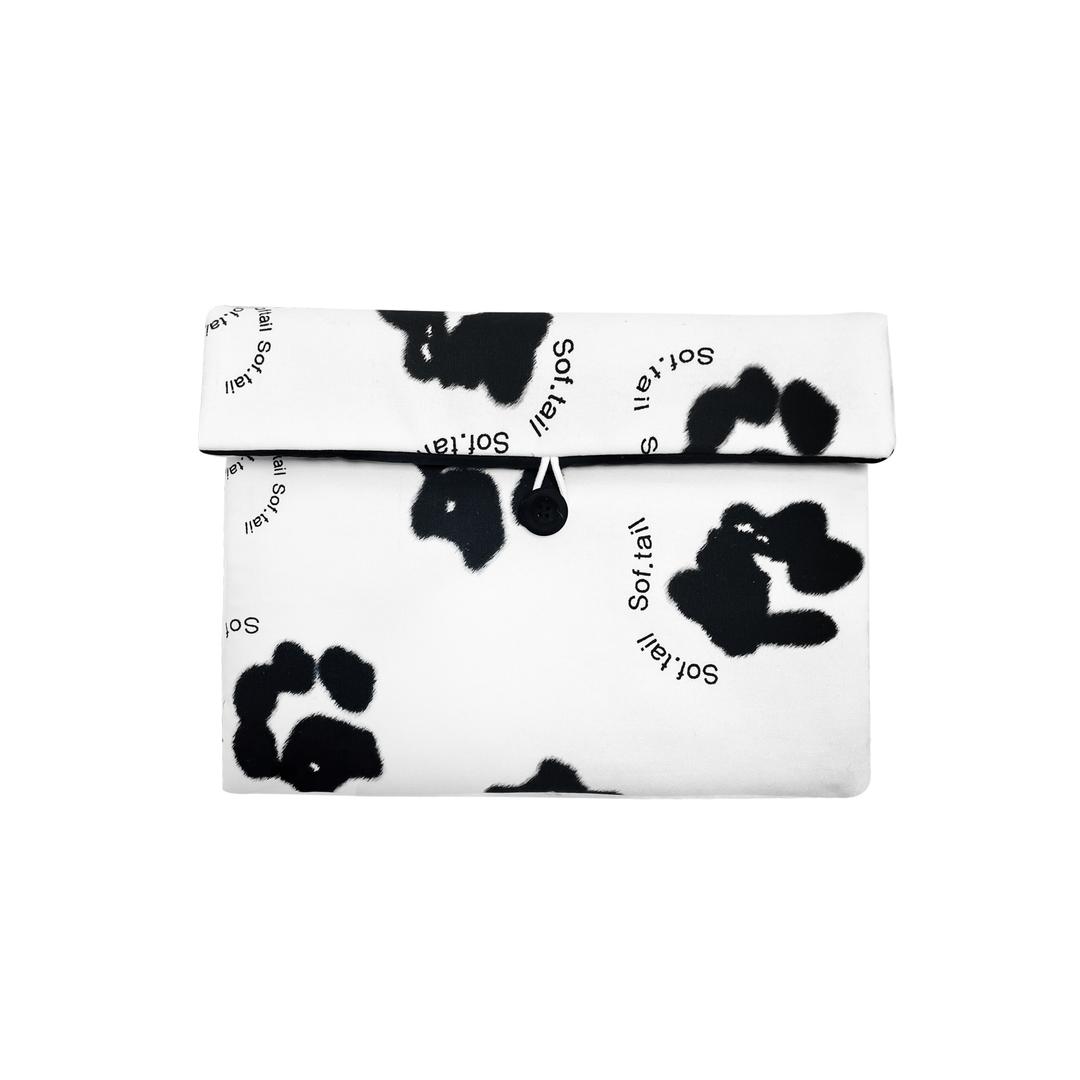 Cat's foot Laptop Pouch_white