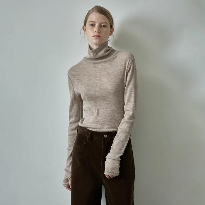 브리즈 울 롤넥 탑_5color