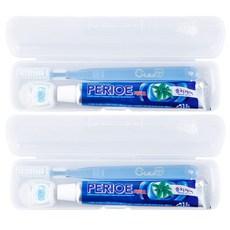 오랄라 여행용 칫솔 + 치약 + 치실 + 케이스 세트