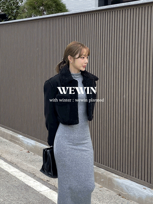 [국내생산/고퀄리티] 노우드 크롭 무스탕