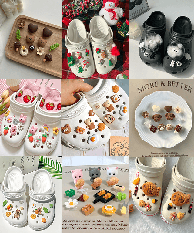 아롱다롱 베스트 당일] 서비스 증정 아롱다롱위드유 호환 세트 모음전 / 신발 슬리퍼 악세사리 당일발송 강아지 곰돌이 호환 신발 파츠 아롱다롱 신발 파츠 지비츠 호환 세트