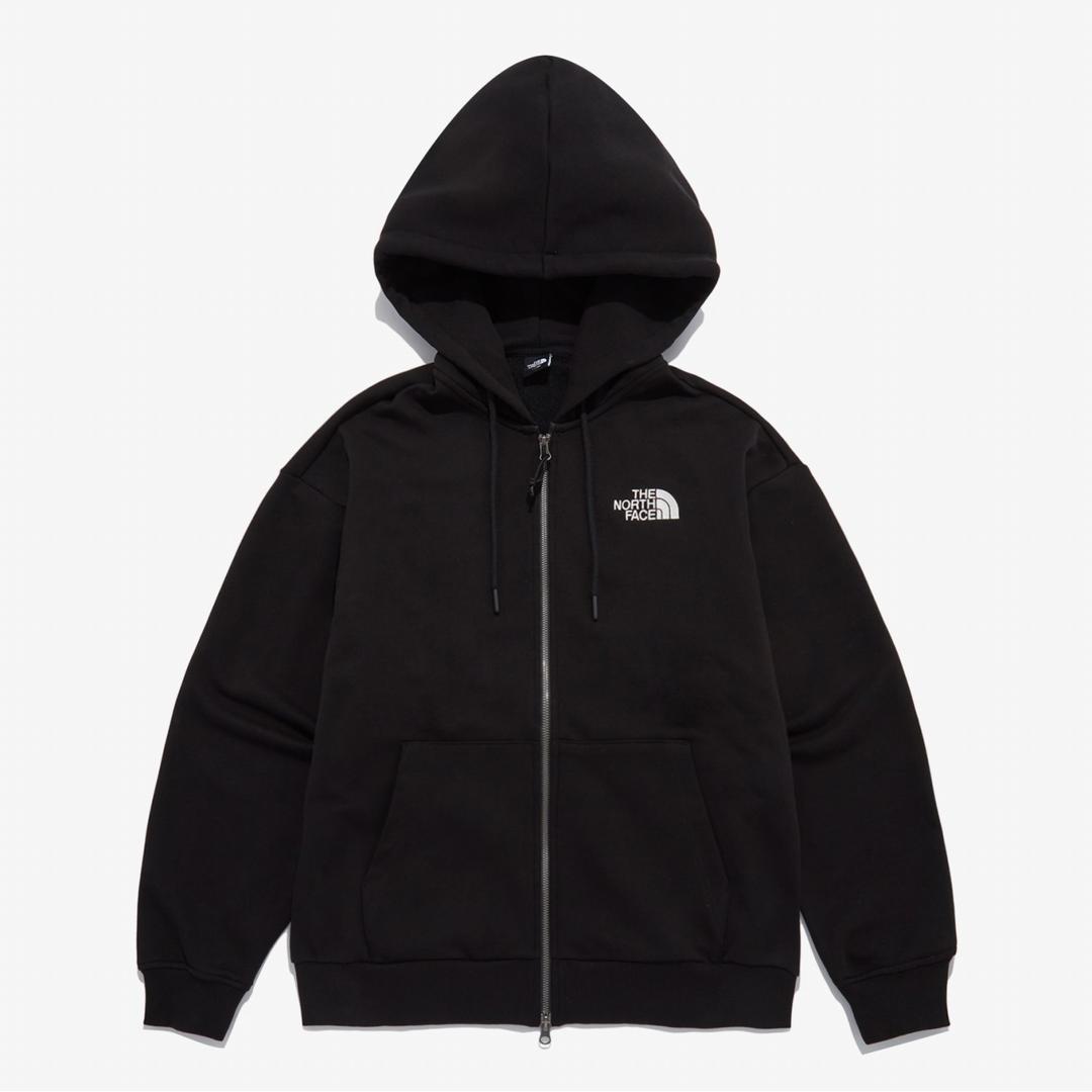 남성 에센셜 후디 집업 NJ5JQ53A_BLK