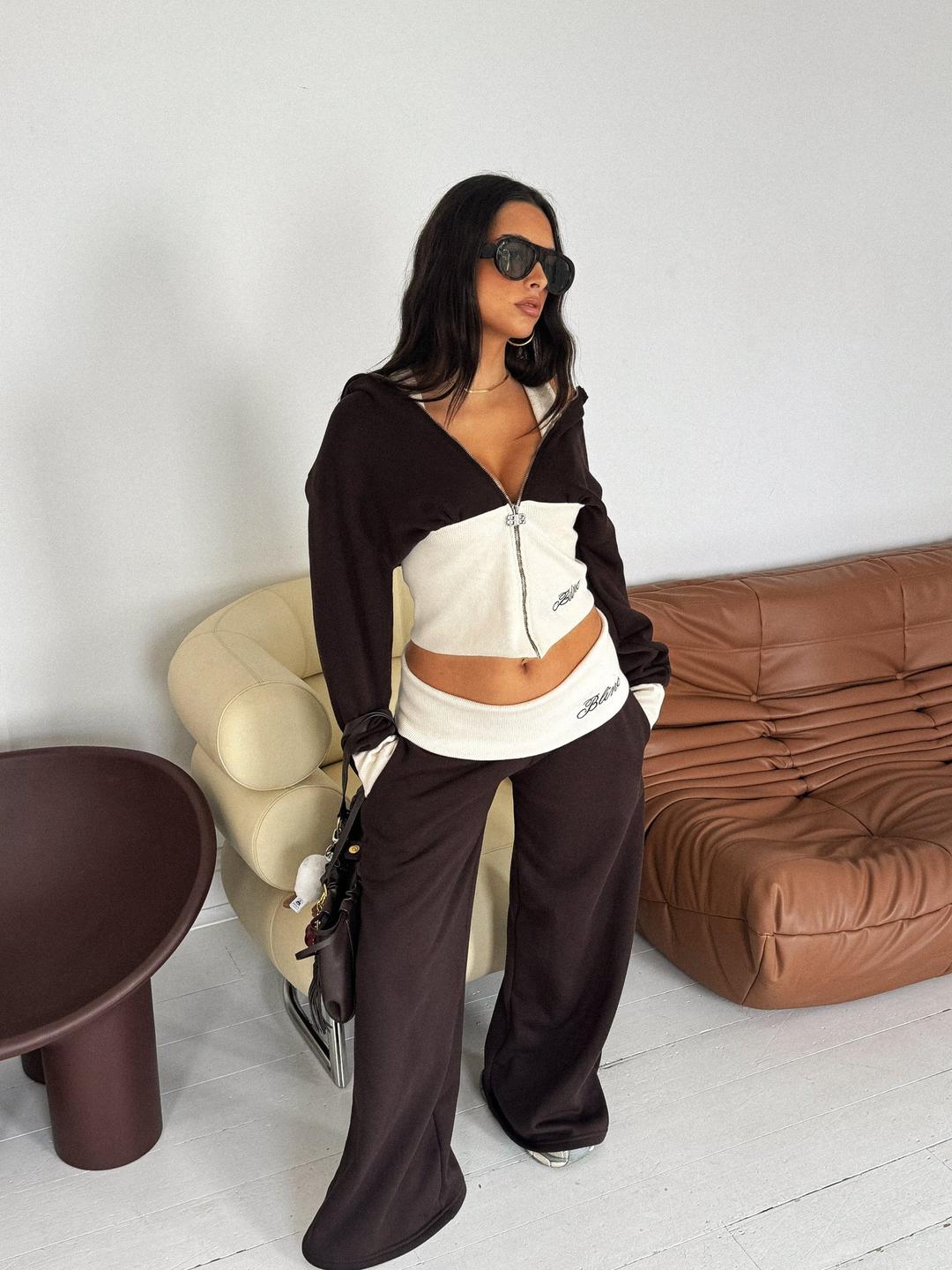 Signature Trackpant Brown — BLINC1000