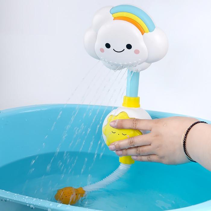 무지개 아기 구름 샤워기