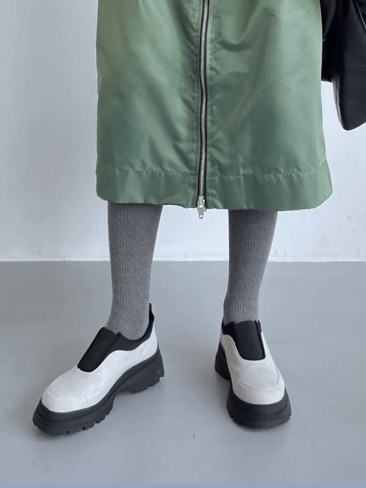 [르파빌리옹] 센터밴딩 스웨이드 스니커즈 여성가을슈즈