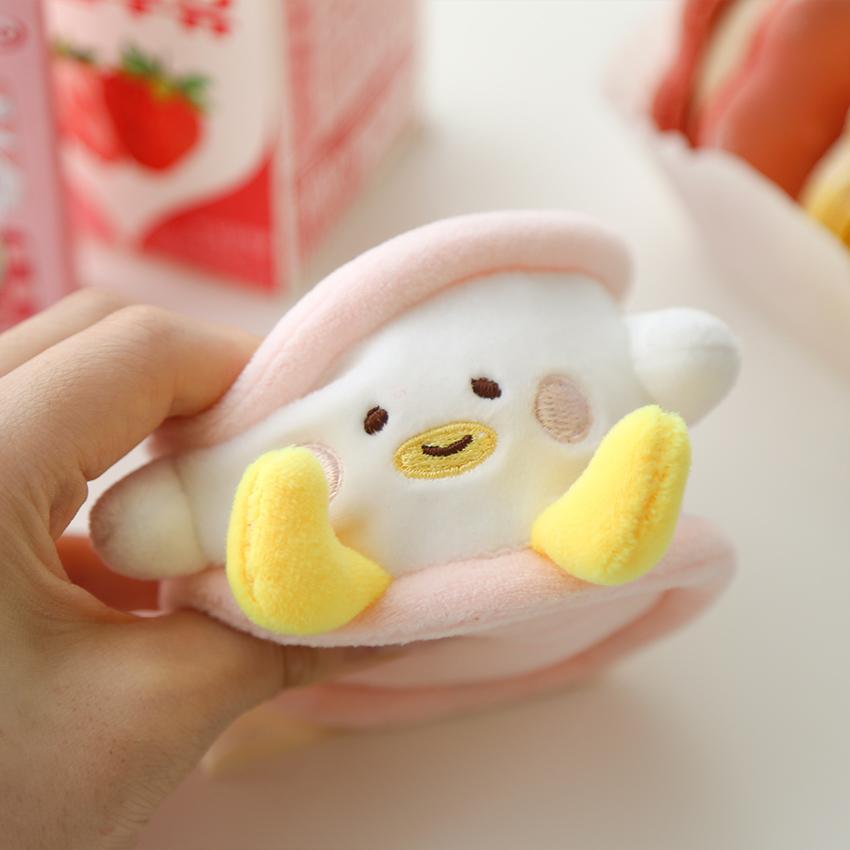 모찌모찌 마카롱 오리 말랑볼 귀여운선물 재밌는선물 쫜득 힐링템 순우유 딸기우유 2종 택1