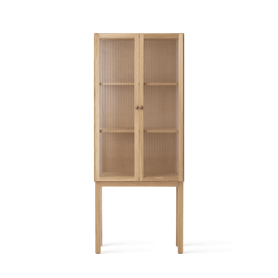 [예약주문] curiosity cabinet tall natural oak