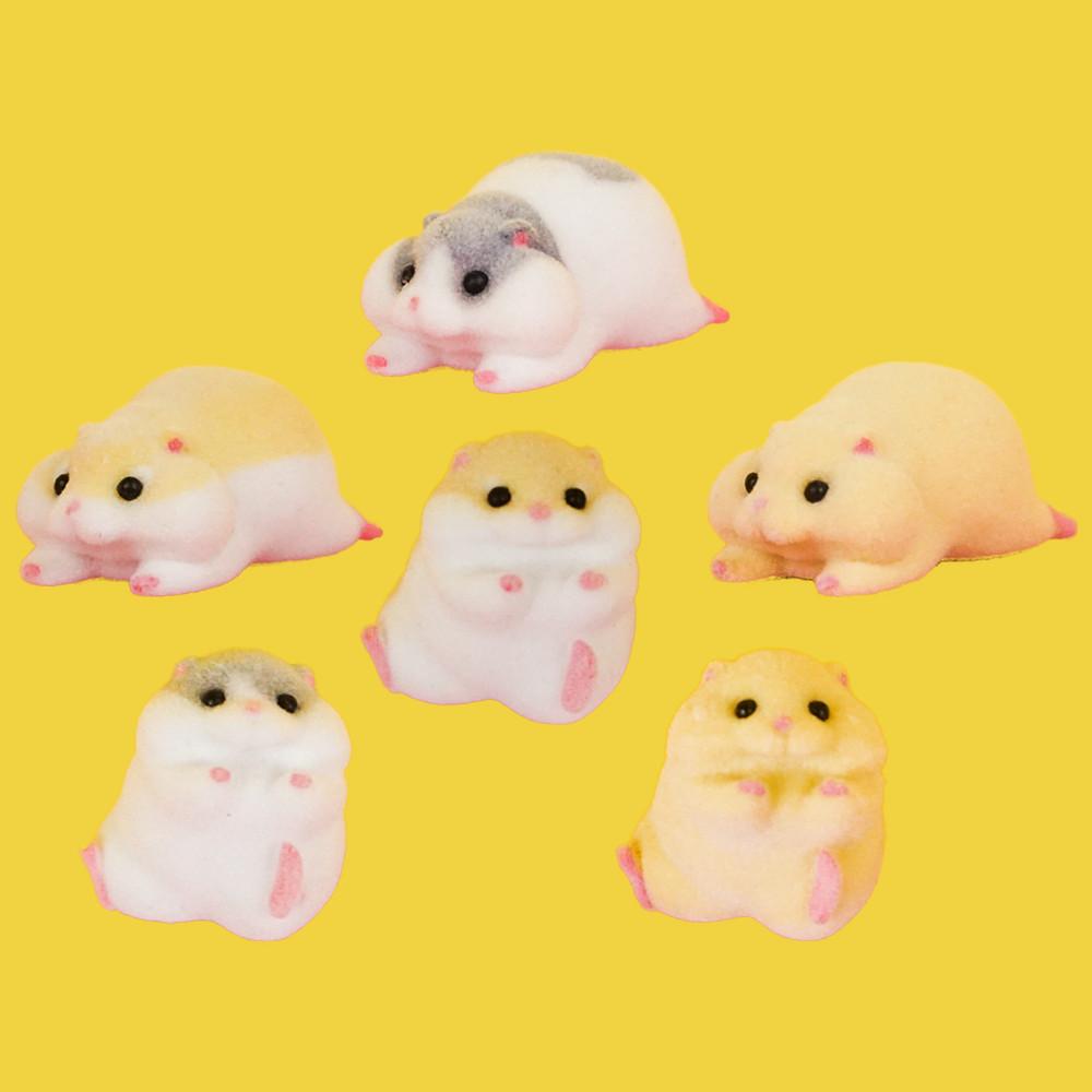 에르 가챠 햄스터 사각사각 스마트폰 케이블 바이트 피규어