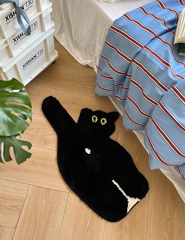 Black Cat Kitsch Rug 블랙켓 키치 러그