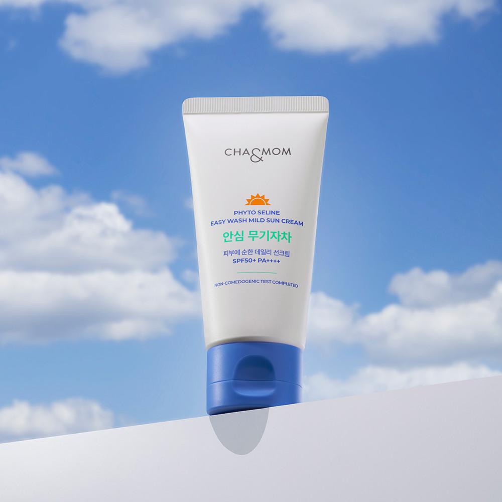 차앤맘 피토세린 이지워시 마일드 선크림 60ml