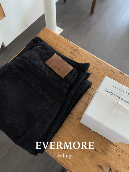 필링스 [당일출고] [47차/evermore] 푸시 블랙 데님
