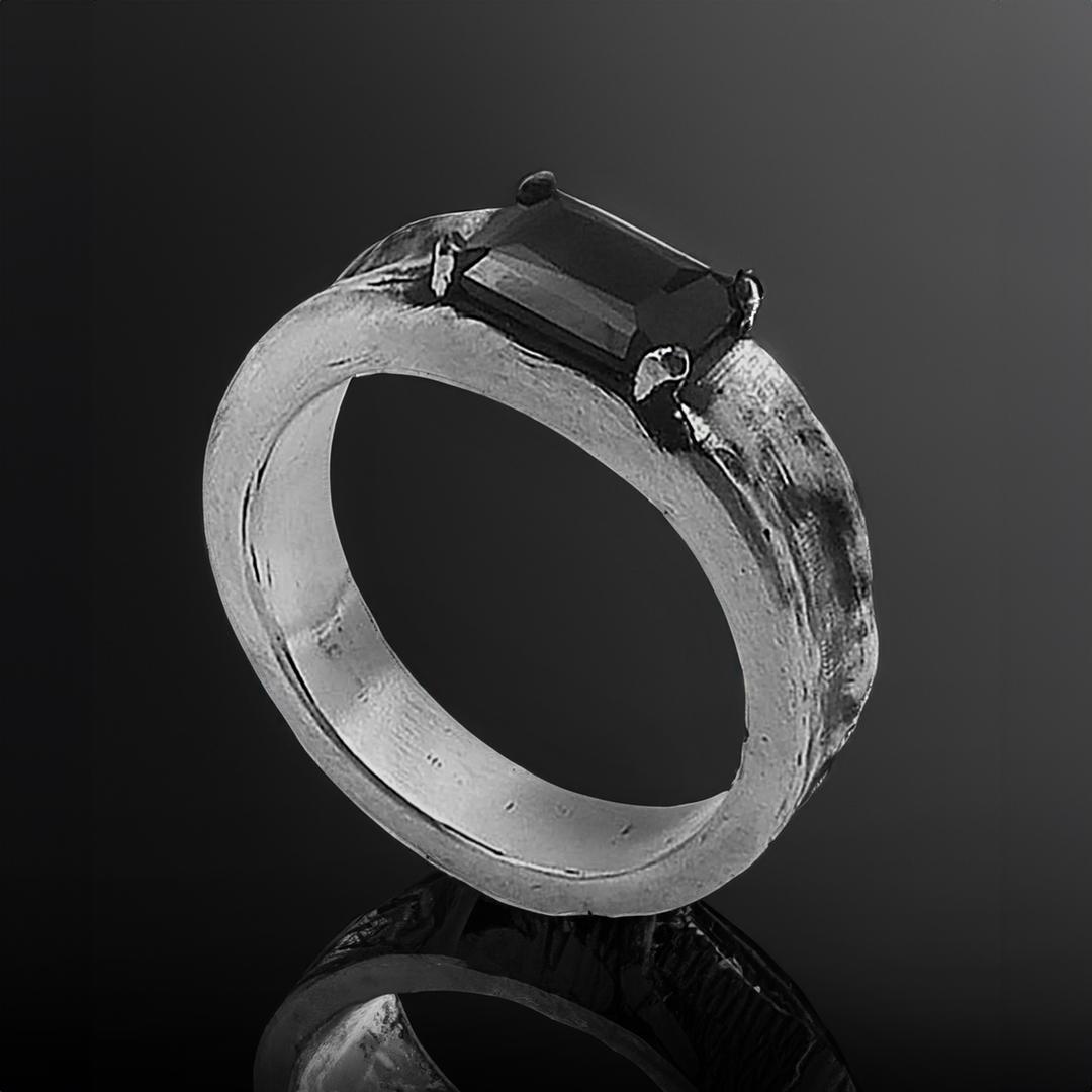 Black Stone Ring