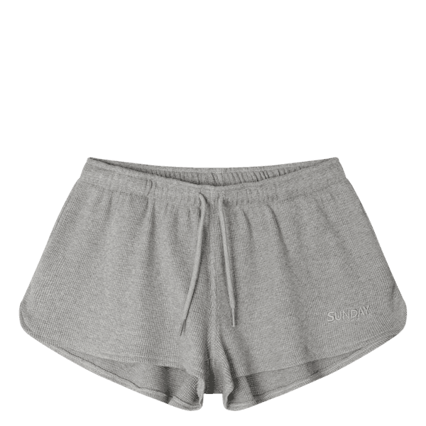 W) SUNDAY WAFFLE SHORT GRAY