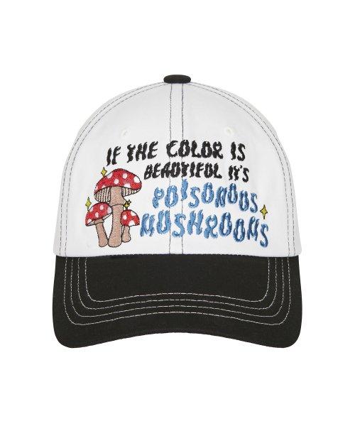 AM MUSHROOM BALL CAP(WHITE)
