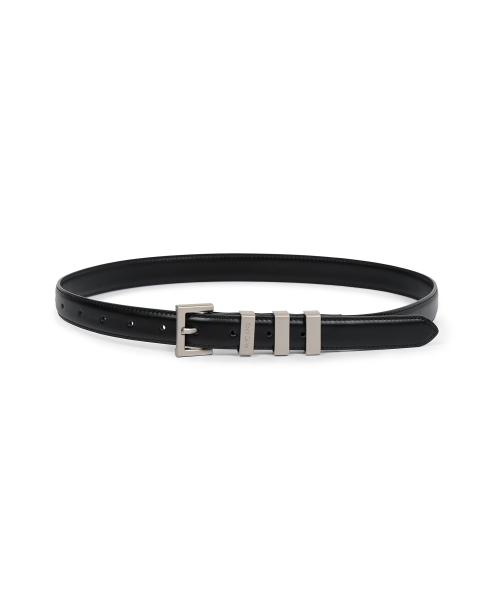 Triple Nickel Loop Belt - Black