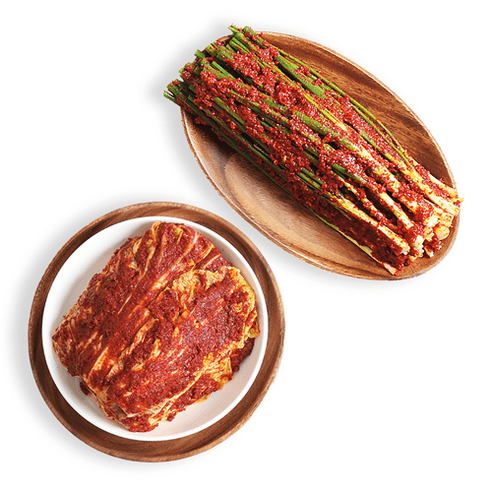 맛있게 매운 선화동실비김치 800g + 매운실비파김치 500g 세트 - 김치/반찬/젓갈/절임 | 쿠팡