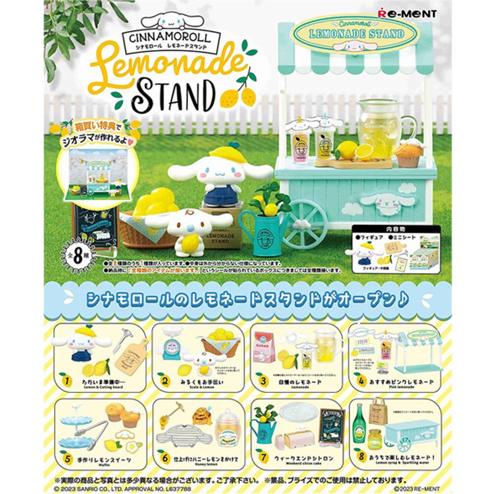 리멘트 산리오캐릭터즈 시나모롤 레몬에이드 스탠드 8종 1박스