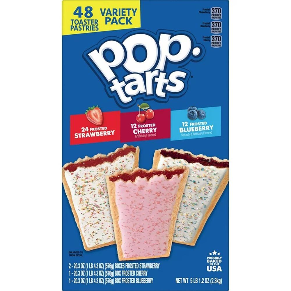 켈로그 팝타르트 버라이어티 팩 48개입