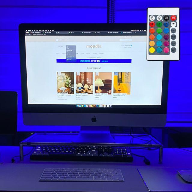 [오늘출발] LED 16색 간접 조명 감성 붙이는 스트립 rgb 라인 홈피시방 게이밍 틱톡 무드등