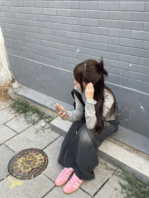 [🍂Autumn] Vienna slit denim skirt [col(2)]