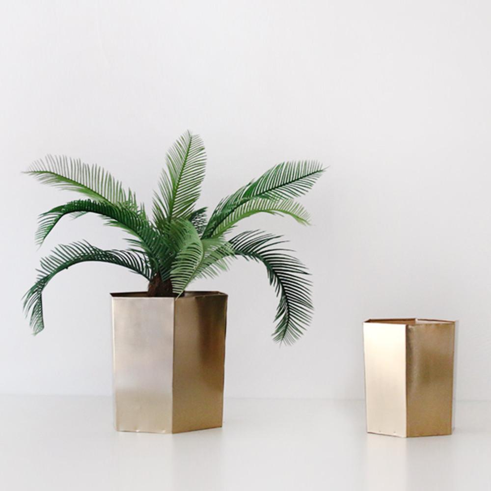 골드 화분 - 육각형 타입(대17.5x20)